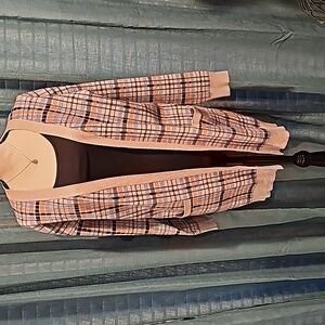 Womens Plaid Sweater